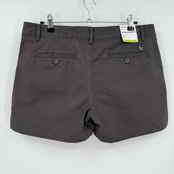 Eddie Bauer Women's Willit Stretch Legend Wash Shorts in Carbon 10 Petite - Picture 12 of 12